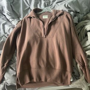 abercrombie quarter zip